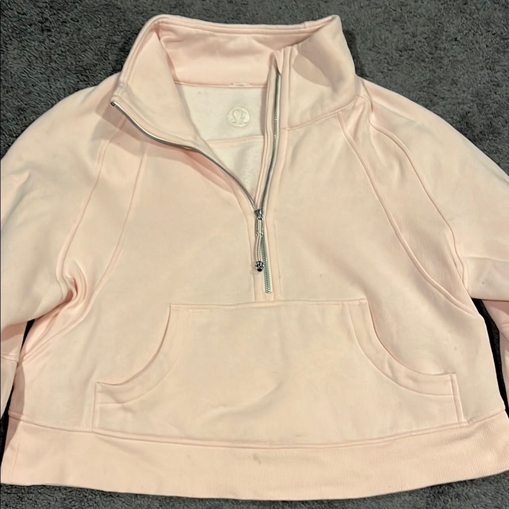 Lululemon Scuba Cropped Funnel Neck Sweatshirt